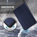 Samsung Galaxy Tab S 8.4 T700 - PU Flip Stand Tablet Protective Cover Case Support Sleep Wake Function - Dark Blue